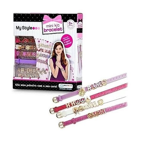 MY STYLE MINI KIT PULSEIRAS COM LETRAS