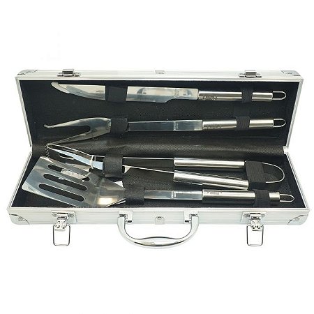 99748-KIT CHUR 4PCS-MELHOR C/CHURRASCO