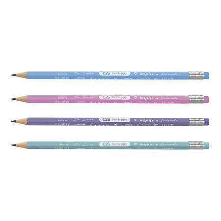 LAPIS PT HB CIS BE HAPPY C/B POTE