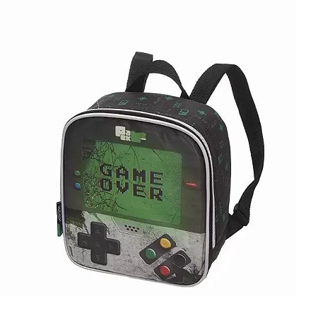 LANCHEIRA S/ACESSORIOS PACK ME GAME OVER PRETO U