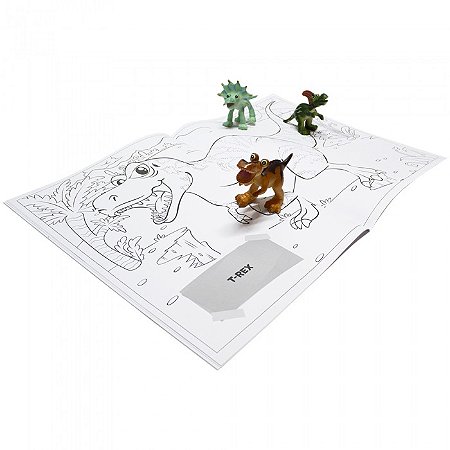 BRINCAR-APRENDER-COLORIR II: DINOSSAUROS