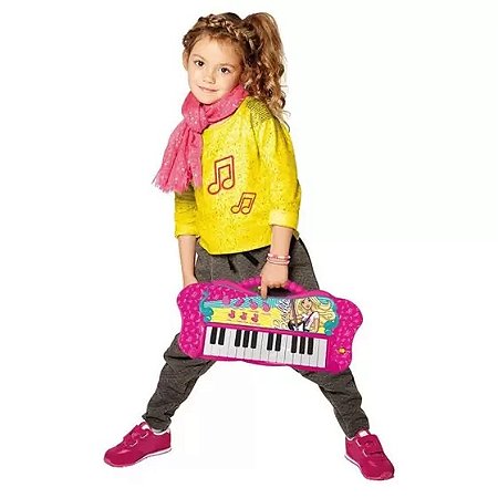 F00046 BARBIE TECLADO FABULOSO C FUNCAO MP3 PLAYER