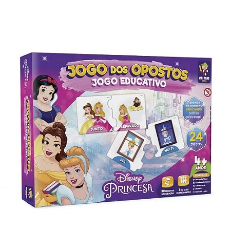 JOGO EDUC PRINC DISNEY JOGO DOS OPOSTOS
