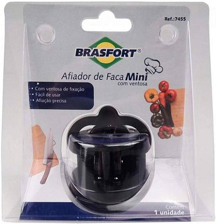 AFIADOR DE FACAS BRASFORT MINI VENTOSA