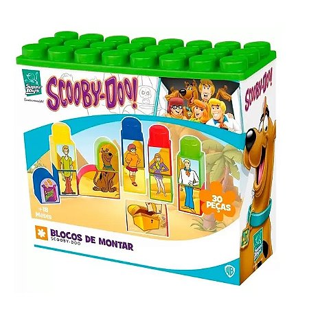 SCOOBY DOO BLOCOS DE MONTAR 30 PECAS