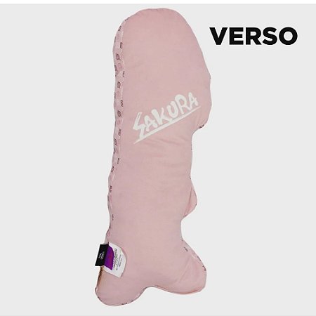 ALMOFADA FORMATO FIBRA NARUTO SAKURA   :SEM GTIN