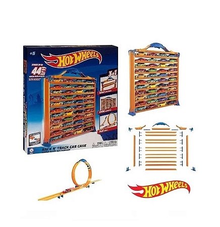 F0025-7 HOT WHEELS PORTA CARRINHO PISTA