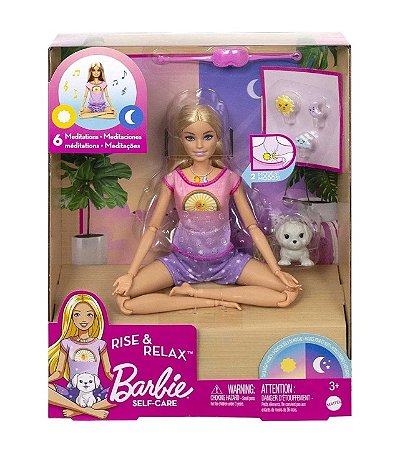HHX64 BARBIE MEDITE COMIGO DIA E NOITE COM PET