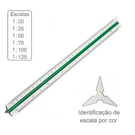 ESCALIMETRO TRIS METRIC 30CM UN