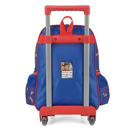 MOCHILA COM RODAS VERMELHO UN