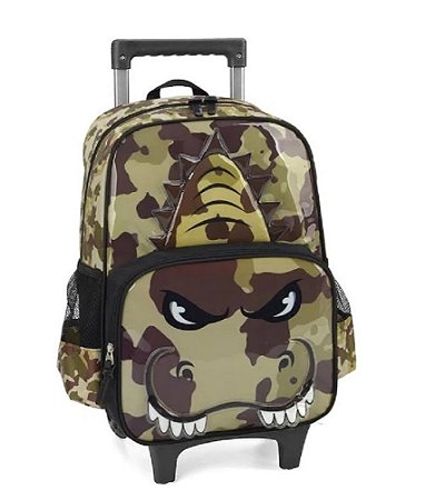 MOCHILA COM RODAS MARROM UN