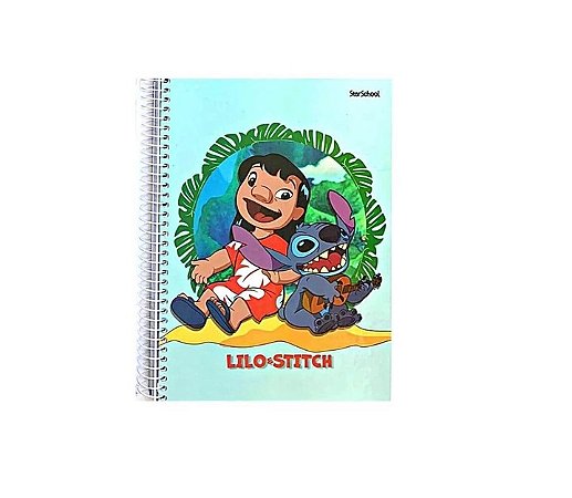 STARSCHOOL CADERNO 1/4 ESP. STITCH CD 80FLS