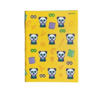 STARSCHOOL CADERNO COSTURADO UNIVERSITARIO CD 80F PANDA