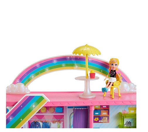 HHX78 POLLY POCKET SHOPPING DOCES SURPRESAS PLAYSET