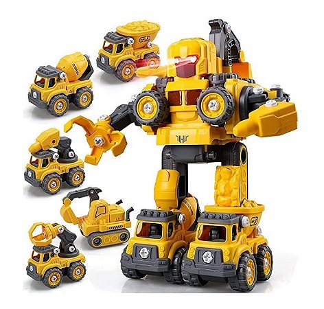 MC905 - CARRINHO ROBO 5 EM 1 MONTA E DESMONTA - 7898692795389