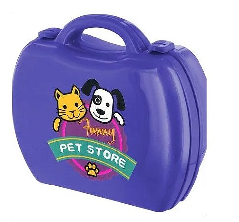 MALETA WORKSHOP JR PET SHOP COM 16 ITENS