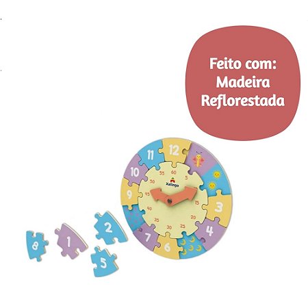 QUEBRA-CABECAS RELOGIO APRENDENDO AS HORAS