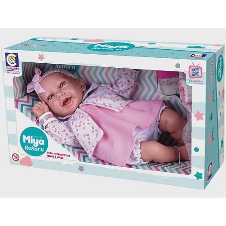 BONECA MIYA REBORN MENINA