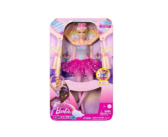 HLC25 BARBIE DREAMTOPIA BAILARINA LUZES BRILHANTES LOIRA
