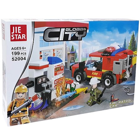CIDADES GLOBAL CITY POSTO BOMBEIRO 199PCS