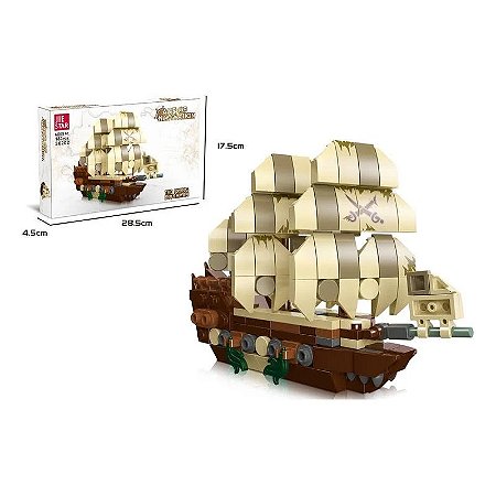 ERAS DA NAVEGACAO AGE OF NAVEGATION BARCO MARROM 183PC