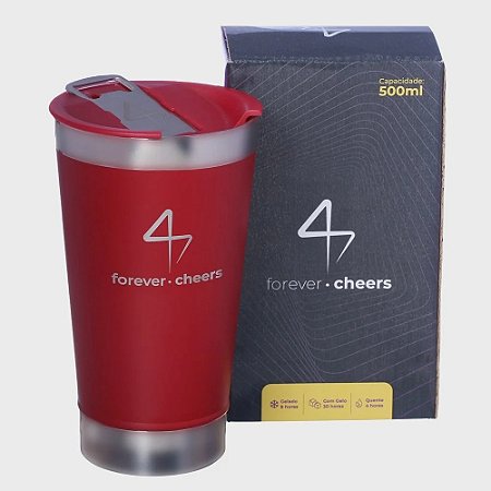 COPO VIAGEM OPENER 500ML FOREVER CHEERS VINHO  EAN :7908011793726