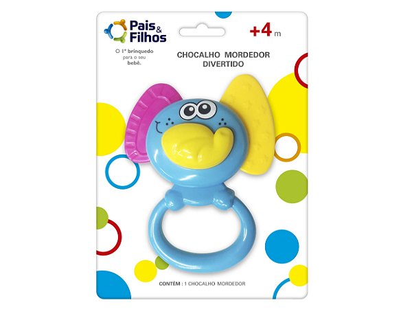 CHOCALHO MORDEDOR DIVERTIDO UNICA