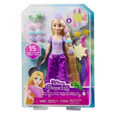 HLW18 DISNEY PRINCESAS RAPUNZEL CABELO CONTOS DE FADAS