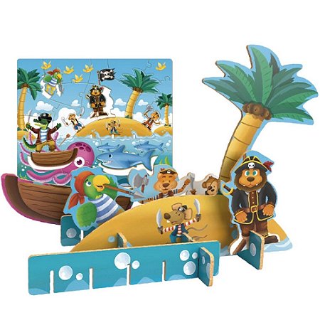 QUEBRA-CABECA 3D ILHA DOS PIRATAS