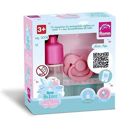 ROMA - ROMA BABIES - KIT PRIMEIRA MAMADEIRA BRINQ. PLAST.