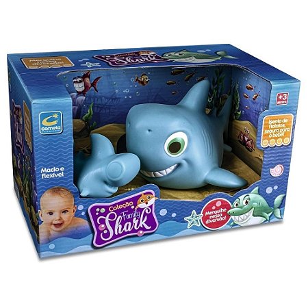 FAMILY SHARK  CAIXA - AZUL COM TUBARAO
