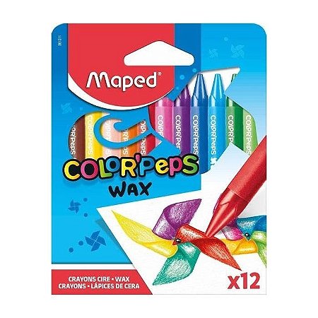 GIZ DE CERA COLORPEPS WAX  12 CORES