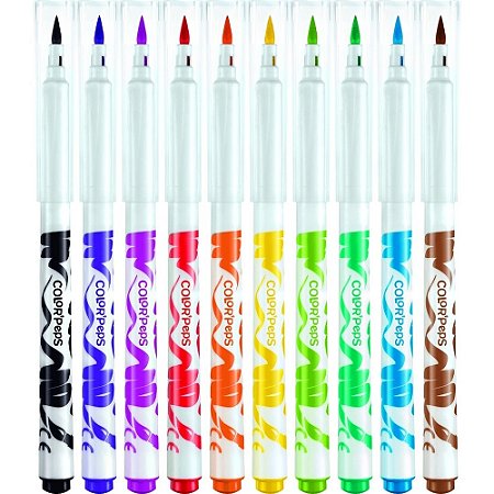 CANETA HIDROGRAFICA COLORPEPS BRUSH 10 CORES