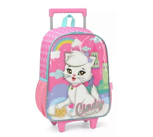 MOCHILA COM RODAS PINK