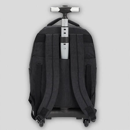 MOCHILA COM RODAS PRETO