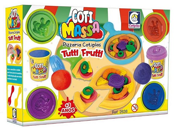 BRINQUEDO COTI MASSA TUTTI FRUTTI PIZZARIA