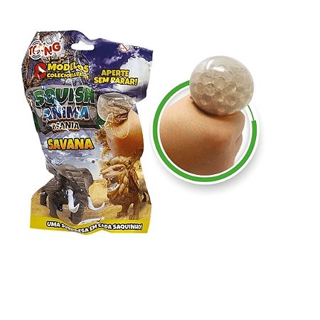 ANIMAIS DA SAVANA DE APERTAR 8 MODELOS SORTIDOS