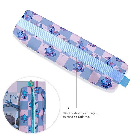 ESTOJO C/ELASTICO STITCH