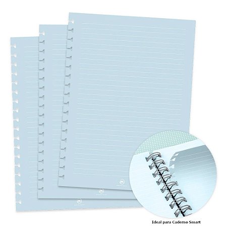 REFIL CADERNO UNIV. AZUL