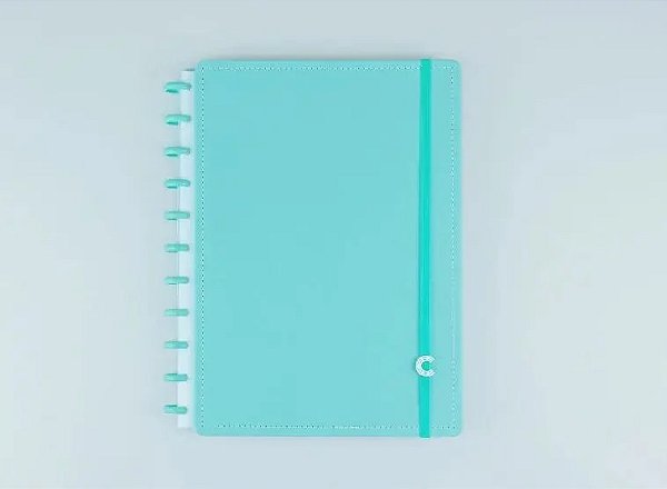 CADERNO ALL AQUAMARINE - GRANDE