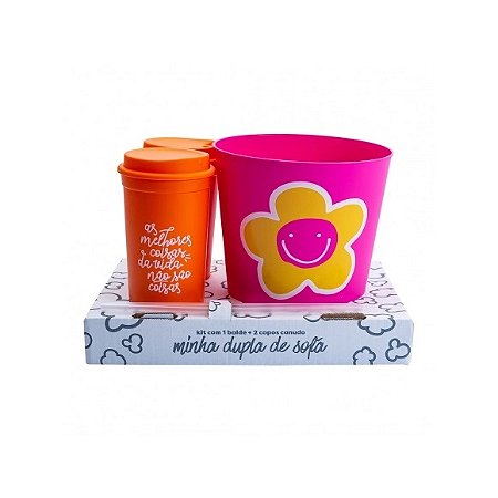 COPOS E BALDE DE PIPOCA - CORES