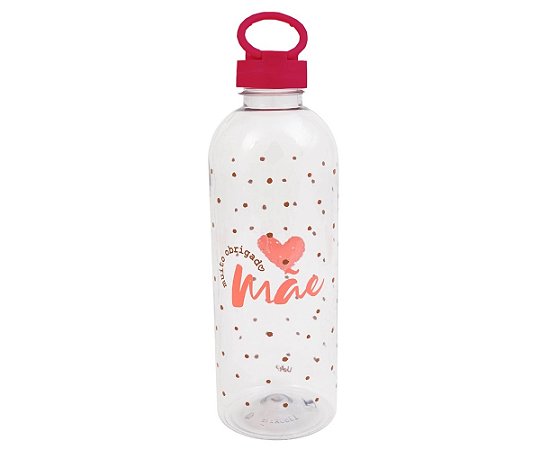 GARRAFA COM ALCA CIRCULAR G - AMOR PERFEITO OBRIGADA