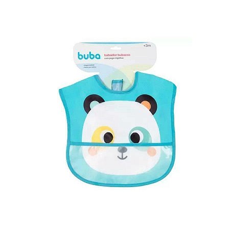 BABADOR COM BOLSO BUBA ZOO PANDA