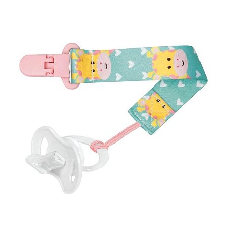 PRENDEDOR DE CHUPETA ANIMAL FUN GIRAFA