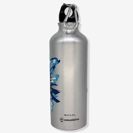 GARRAFA DE ALUMINIO 500ML C/MOSQUETAO LUFFY  EAN :7908623024317