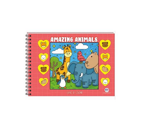 LIVRO INF. COLORIR C. CULTURAL AMAZING ANIMALS(E)