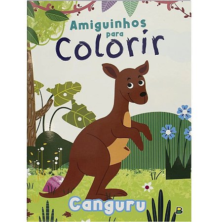 AMIGUINHOS PARA COLORIR: CANGURU