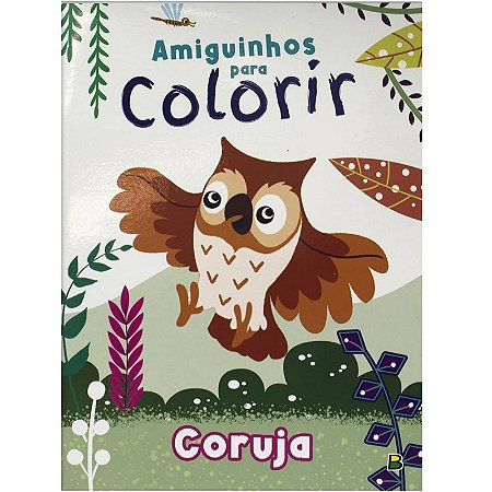 AMIGUINHOS PARA COLORIR: CORUJA