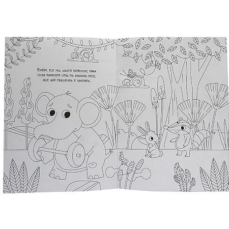 AMIGUINHOS PARA COLORIR: ELEFANTE