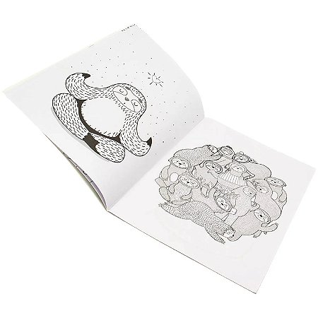 COLORIR E DEMAIS! ADORAVEIS BICHOS-PREGUICA